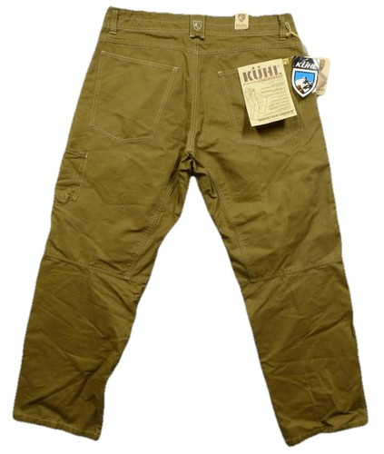 Kuhl Rydr Crag Runner Guide Pants Men’s 36x30 Khaki Brown Heavy Cotton NWT - Picture 8 of 16