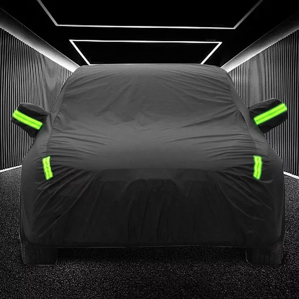 Heavy Duty Waterproof Full Car Cover All Weather Protection Outdoor Dustproof Foto 4 de 4