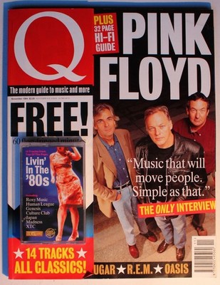 UK Q Magazine November 1994 + Still Sealed Cassette! Pink Floyd Tarantino Oasis