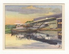 Transportation Scenes Trade Card #93. Air France "Lieutenant de Vaisseau Paris"