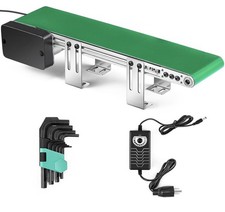 Moonshan Belt Conveyor 20 inch Conveyor Desktop Version with Reverse Switch