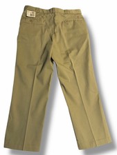 Vintage Dickies S874A Work Pants 40x30 Deadstock NWT Khaki Twill Made in USA 90s