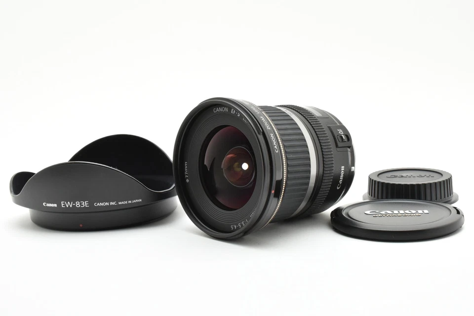 Lente zoom gran angular casi nueva Canon EF-S 10-22 mm f/3,5-4,5 USM con tapa de Japón Foto 2 de 4