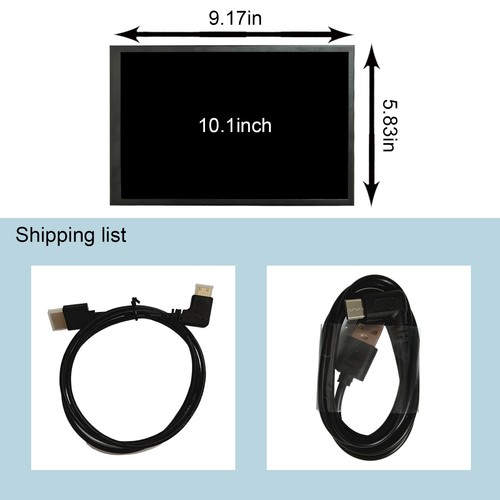 7" 8in 10.1inch 1280x800 IPS 350nits LCD Monitor, For CPU GPU Computer PC Case - Picture 30 of 30