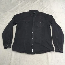 Vintage CP Company Shirt Mens XL Blue Button Up Massimo Osti Faded Navy Italy 