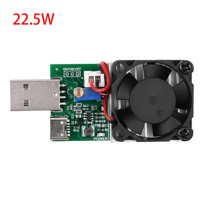 15W 18W 22.5W DC 3.7V13V Electronic Test Load Resistor USB Battery Discharge Cap