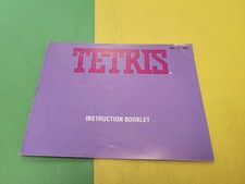 Tetris Manual NES. NES-E1-USA