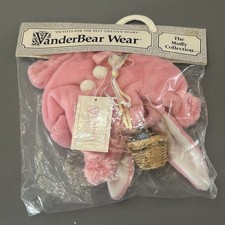 The Muffy Collection VanderBear Wear Bunny Outfit Costume Pink 1991 Vintage NOS