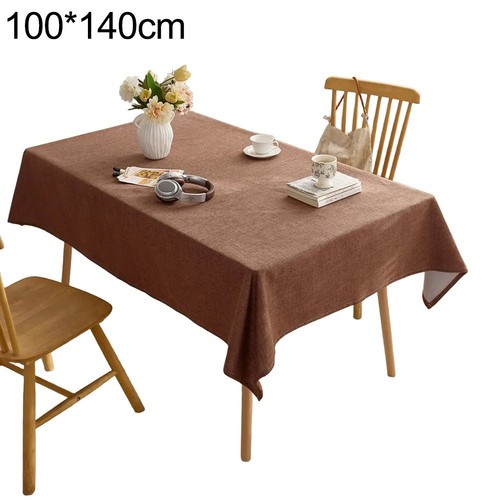 Solid Color Thick Tablecloth for Rectangular For Coffee and Dining Tables - Picture 13 of 25