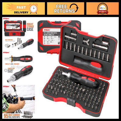 101pc Multi-Bit Screwdriver Set with Ratcheting Handle & Security Driver Bits