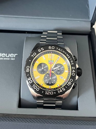 TAG Heuer Formula 1 Chronograph Yellow Quartz, 43 mm, Steel CAZ101AM.BA0842