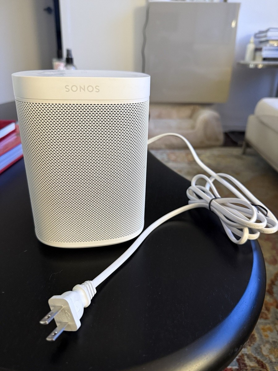 SONOS One Smart Speaker - White, Portable, Great Audio | eBay