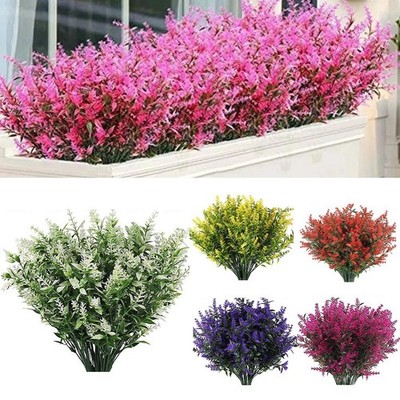 Künstliche Blumen Blatt Blumen Blumen, Lebense Lavendel Praktisch Dauerhaft