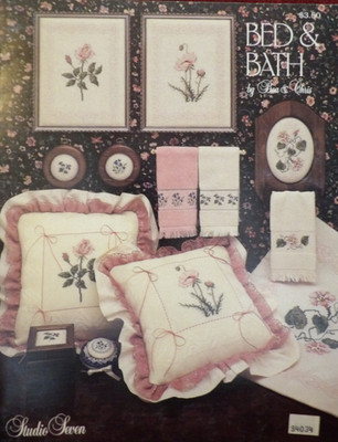 Bed & Bath by Bea & Chris Cross Stitch Leaflet from Studio Seven