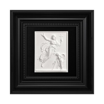 Framed Black and White Wall Art Sculpture