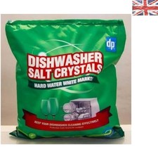 1 kg Pack of Dishwasher Salt Crystals - Limescale Prevention & Shine Boost 8.95 per kilo