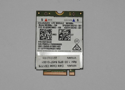 Huawei ME906S LTE Modul WWAN 845710-001 HP EliteBook x360 1030 G2