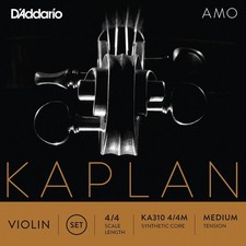 D'Addario,Kaplan AMO Violin String Set 4/4 Scale KA310 Medium Tension