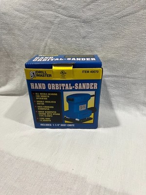 Drill Master Hand Orbital Sander 40070  120 V  Insulated Motor