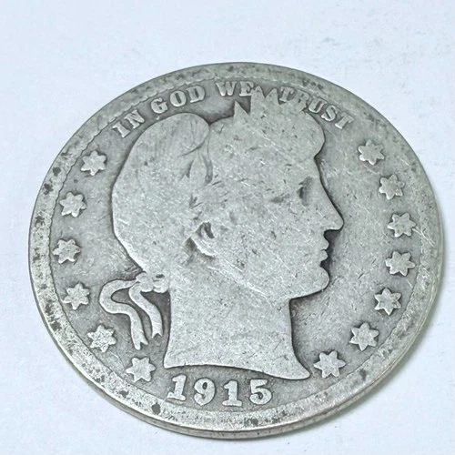 1915 Barber Quarter - 25c - 90% Silver - Circulated Coin #5606