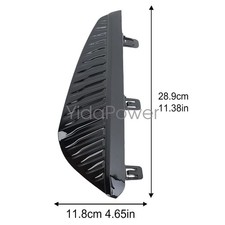 Left Front Bumper Fog Light Lamp Cover Grille Bezel For Nissan Sentra 24-25