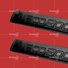2PCS 3D Matte Badge Black For 2011-2018 F-150 ECOBOOST Emblem Fender Nameplate