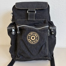 Mini zaino Kipling nero vintage anni 90 borsa borsetta tasche zip - no scimmia