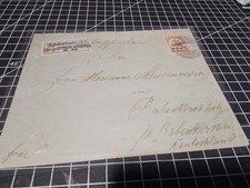 Einschreiben deutsche kolonien L&uuml;deritzbucht nach Rabenkirchen 1910 S&uuml;dwestafrik