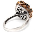 Ottoman 1CT Heat Treated Green Tourmaline 925 Sterling Silver Ring Sz 7 H4-3 — photo 3