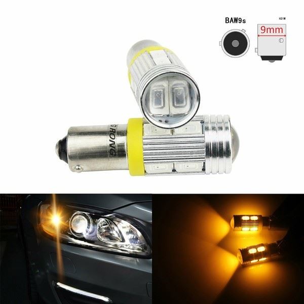 2X Baw9S HY21W 4W LED Standlicht Blinker Tagfahrlicht RüCkfahrlicht Birne-image