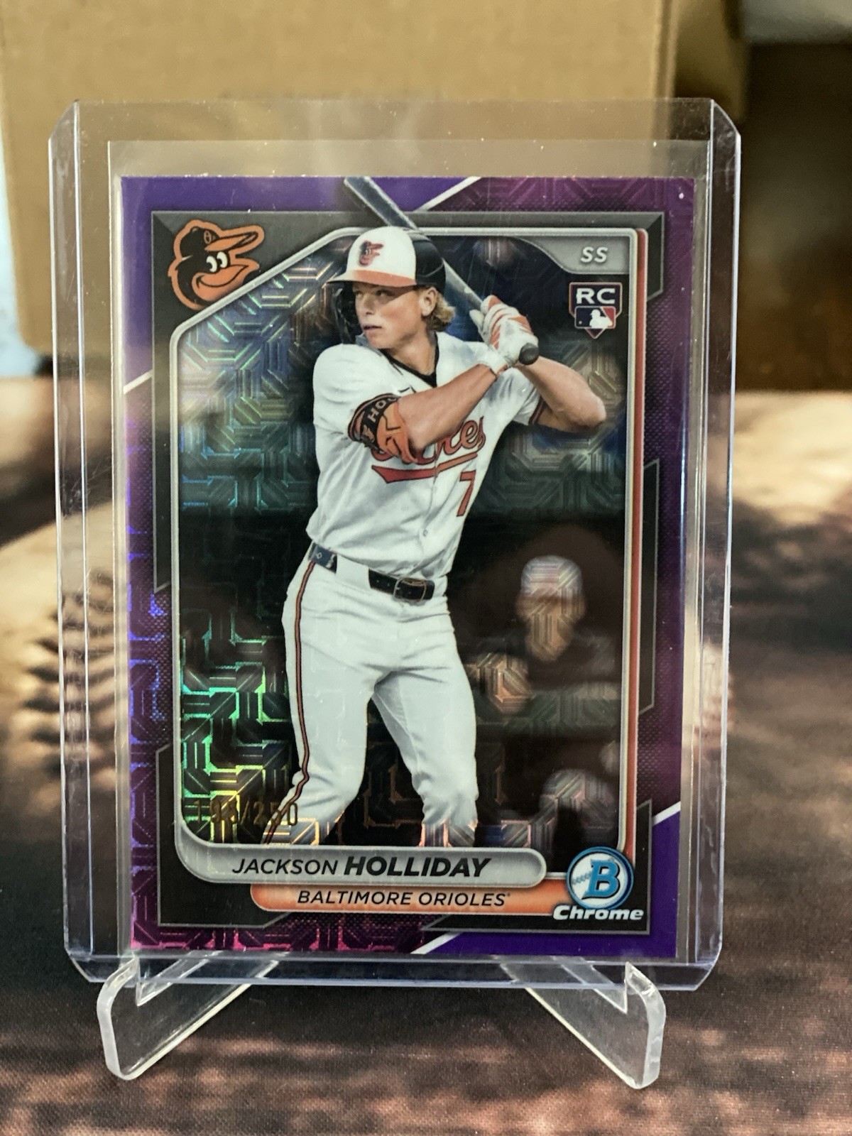 2024 Bowman Chrome Mega  #26 Jackson Holliday RC Purple /250