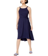maison Jules Womens High-Low Fit & Flare Dress