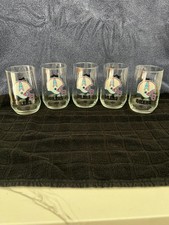 Vintage Houston Oilers NFL Glasses – Set of 5 – 1980s 