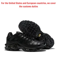 A-i-r Max Plus TN Triple Black Men's Size US 5.5-11