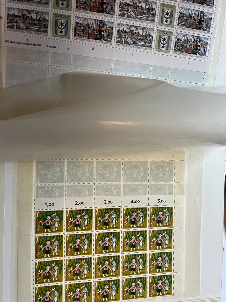 Block Zusammendrucke SAMMLUNG DDR - Bild 2 von 4