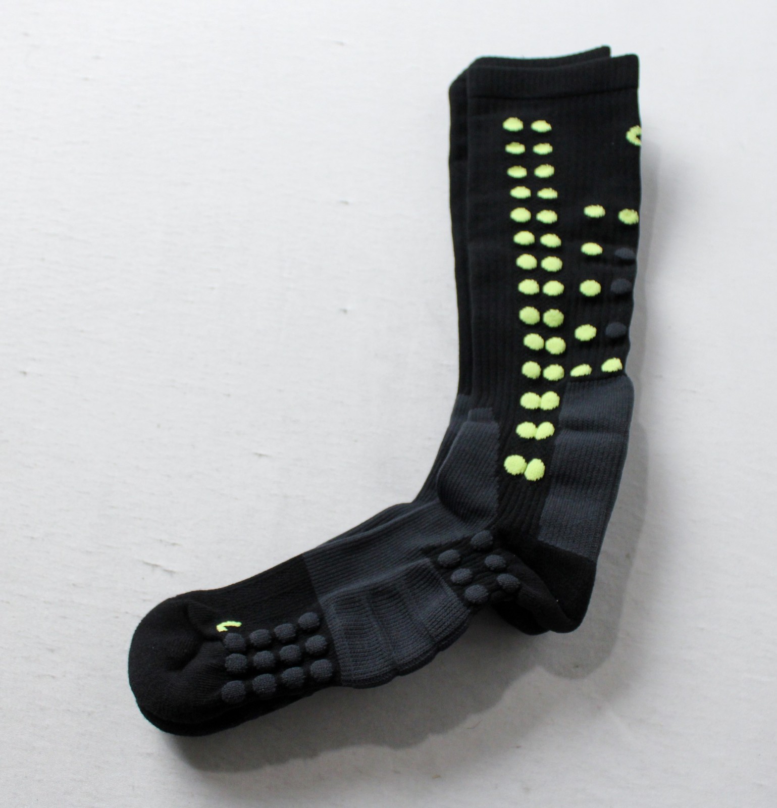 SAOLA Calze a compressione Fanka donna suola Terry al ginocchio DH3 nere taglia unica nuove con etichette