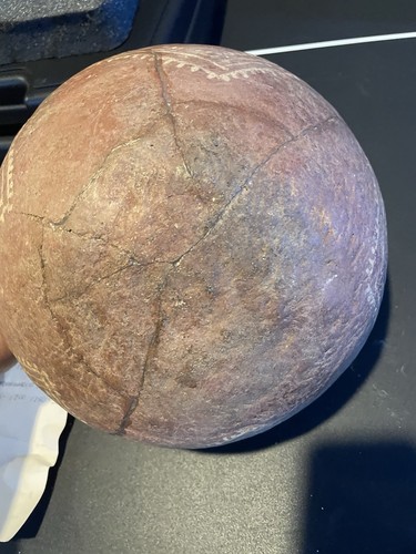 hohokam 1200 Ad Pottery Mogollon Pronounced Red Yellow Decorated Arizona - Picture 4 of 5