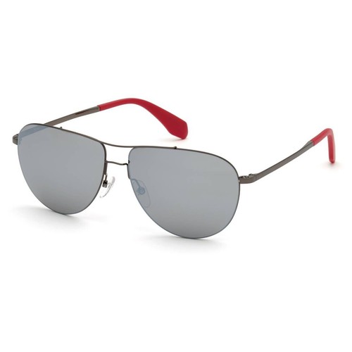 Adidas OR 0004 08C Gunmetal Aviator Metal Men Sunglasses Frame 58-13-145 OR0004 - Picture 2 of 4