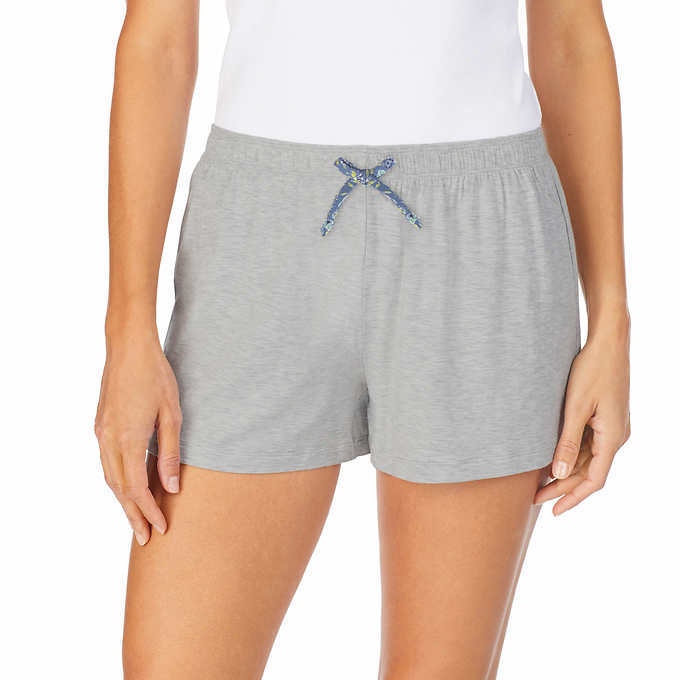 Jane and Bleecker Ladies' Sleep Short 3-Pack Geo Blue Large