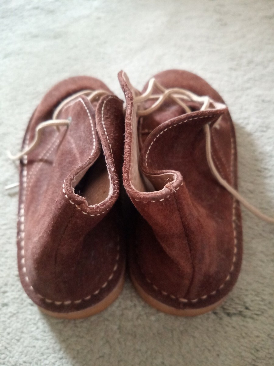 Bottes Enfant En Daim Marron Vertbaudet - Taille 31 - Occasion