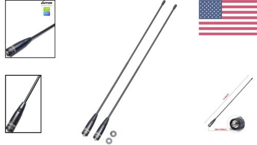 Baofeng Antenne - Dual Band 15,6 Zoll - Signalverstärkung - Outdoor und Camping - Bild 2 von 7