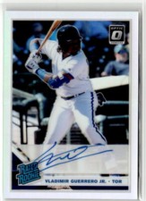 2019 Donruss Optic #RPS-VG Vladimir Guerrero Jr. Rated Rookies Signatures Holo