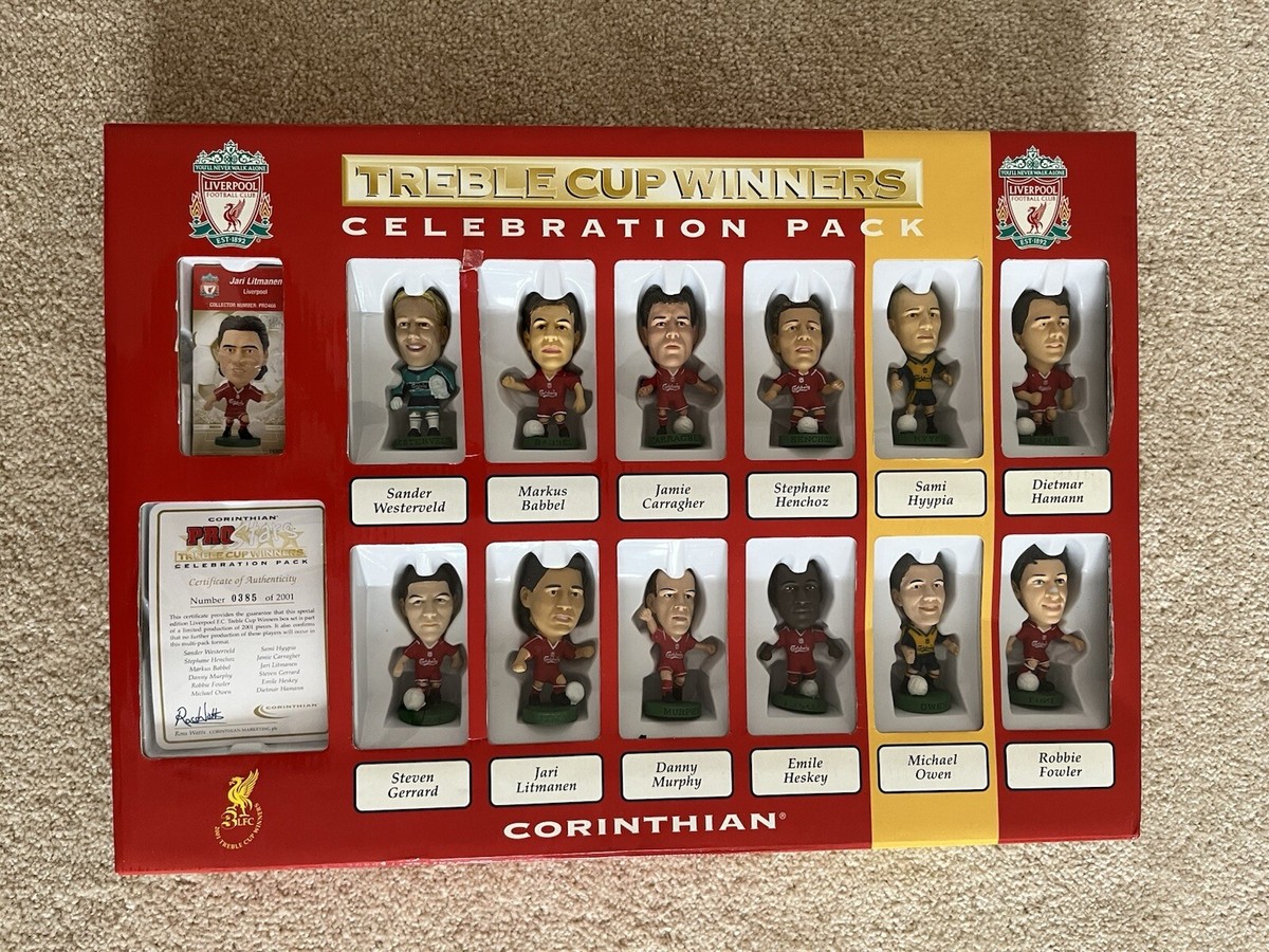 Liverpool FC Corinthian ProStars Treble Winners 00/01 Celebration