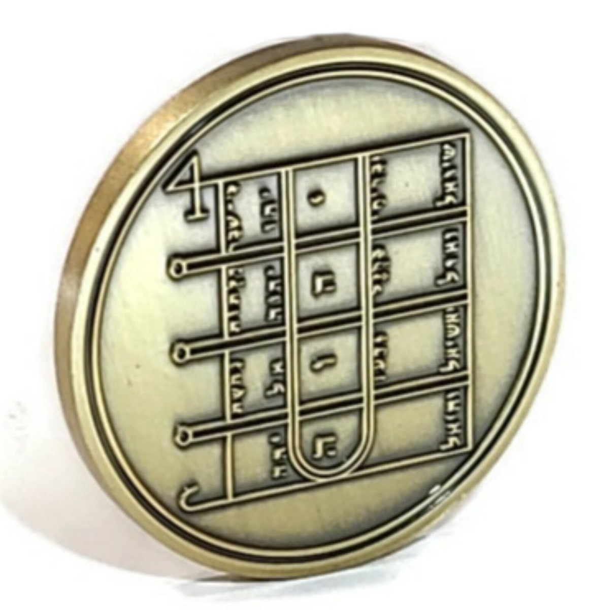 First Pentacle of the Moon Talisman 72 Names of God Open Doors