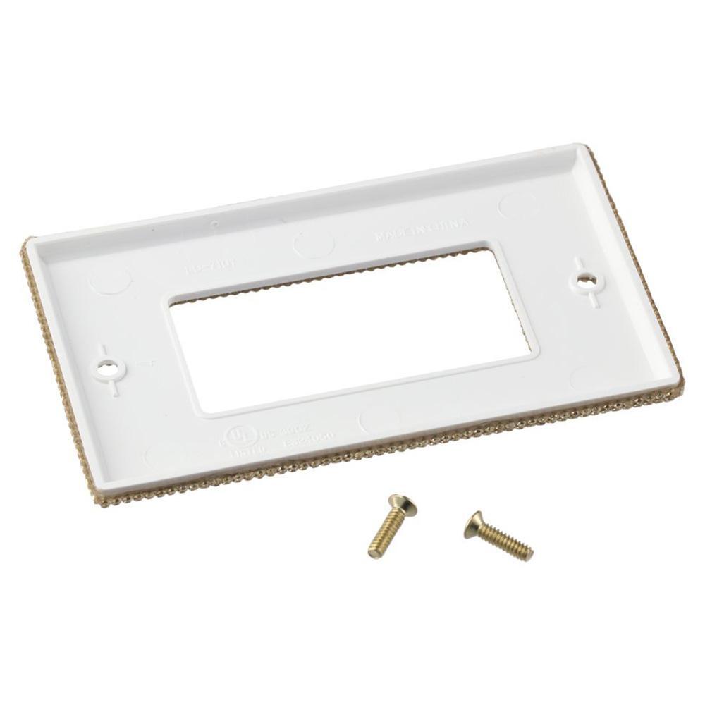 Gold Gold Outlet Covers PE Plastic Light Switch Cover Outlet Covers