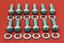 Sbc Chevy Intake Manifold Stainless Buttonhead Bolts Kit 283 305 327 350 400 Tpi