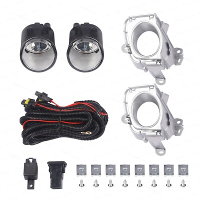 Complete Fog Light Kit For 2010-2011 Toyota Prius - Pair With H11 Bulbs & Wiring