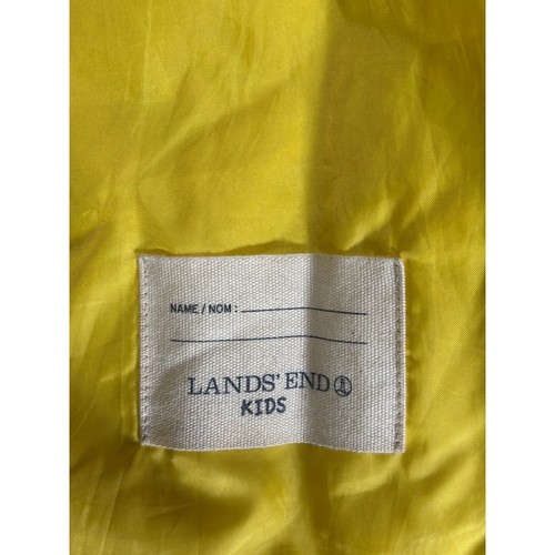 Lands End Kids Color Block Winter Full Zip Coat Jacket Size M 10-12 - Picture 5 of 7
