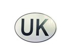 Large Oval UK Self Adhesive Vinyl Sticker 180 x 134mm Car Van Travel GB - AA440