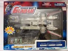 Assault Carrier Albion 11" Long! Mobile Suit Gundam playset Bandai 2001 COMPLETE